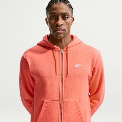 Nike Club Men's Full-Zip Fleece Hoodie. Nike.com